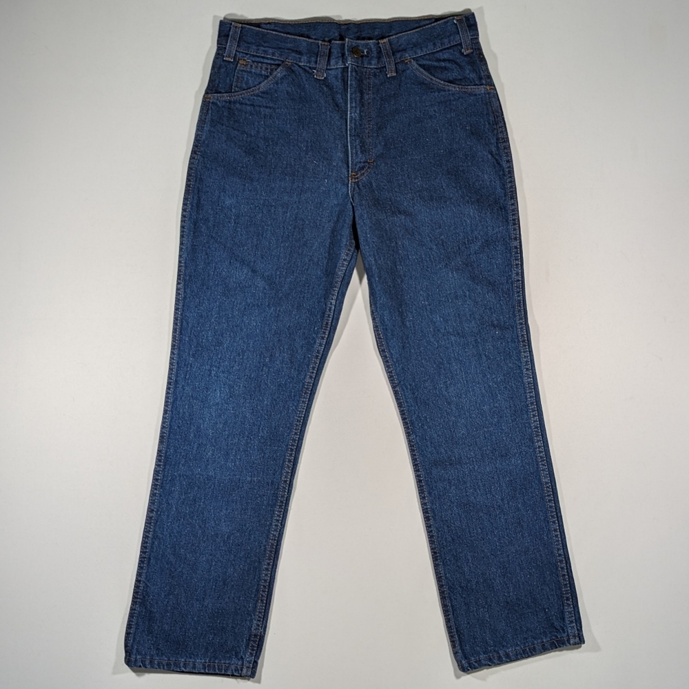 Vintage 70s Saddle King Key Jeans Size 34x29 Made in USA Talon Zipper